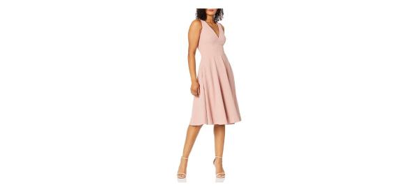 Best Dress the Population Catalina Sleeveless Fit and Flare Midi Dress
